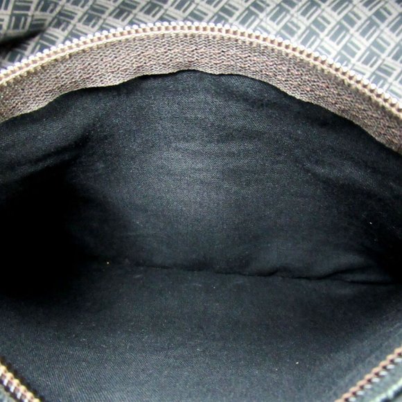 Authentic dunhill Boston Bag Herringbone PVC Leather Used - Picture 7 of 8